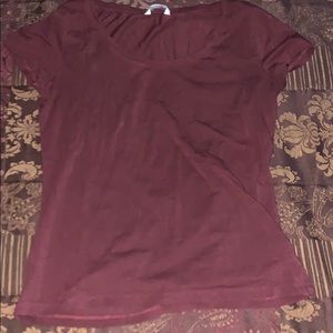 H&M burgundy t- shirt